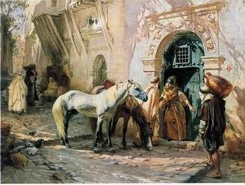 unknow artist Arab or Arabic people and life. Orientalism oil paintings 155 oil painting image